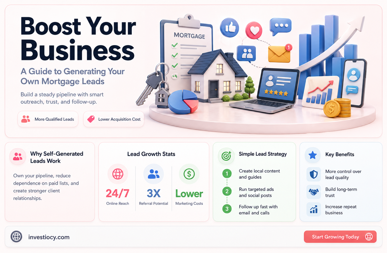 how do i make my own mortgage leads