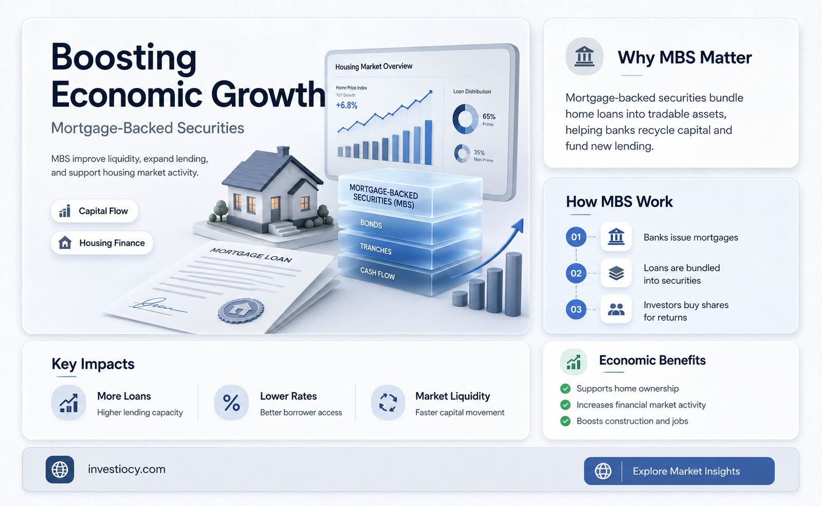 how does mortgage backed securities help the economy