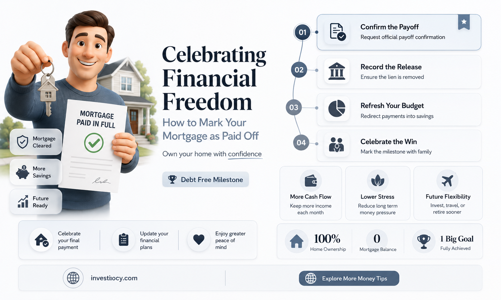 how do i mark mortgage paid off