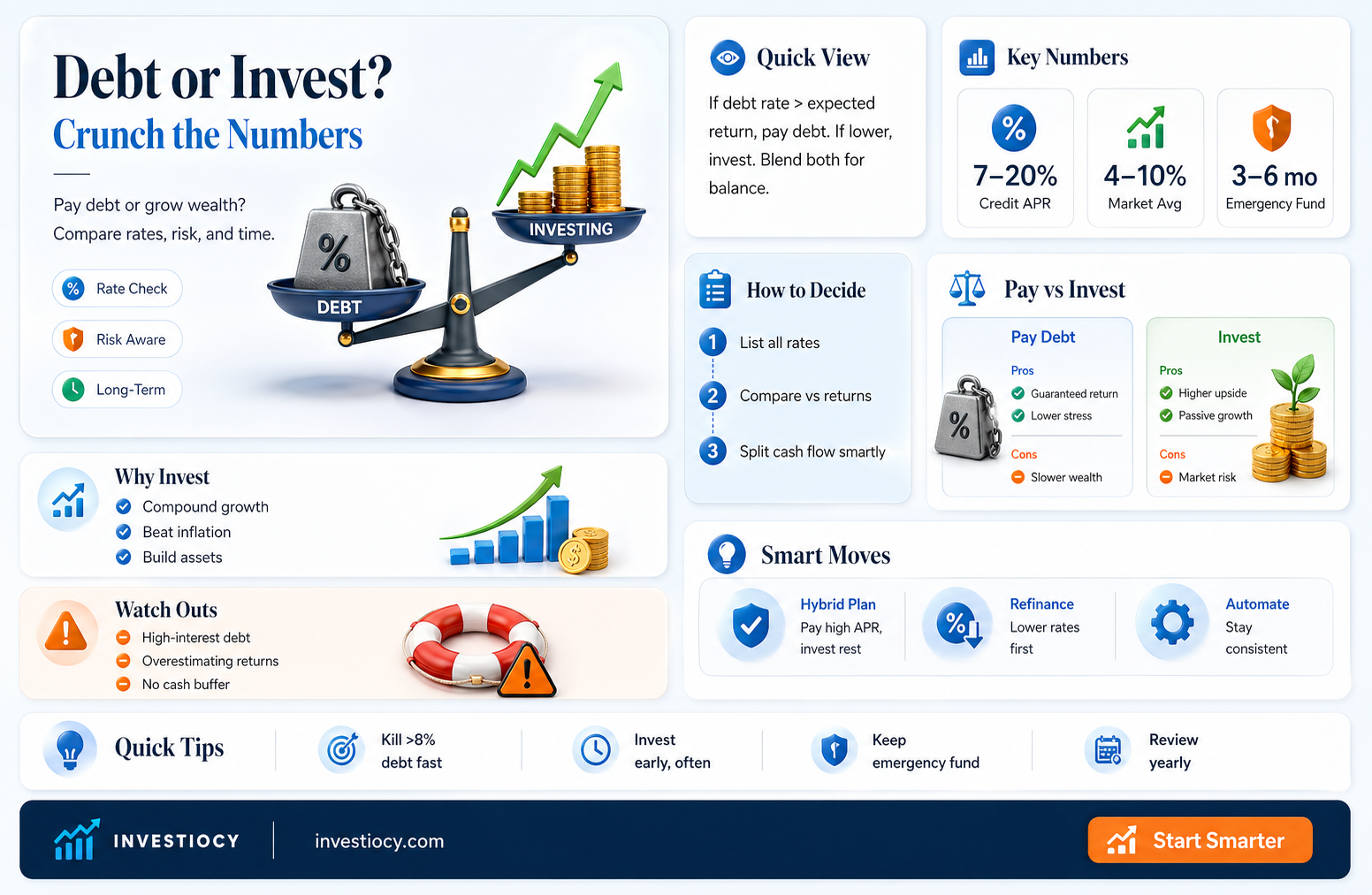 should I pay off debt or invest calculator