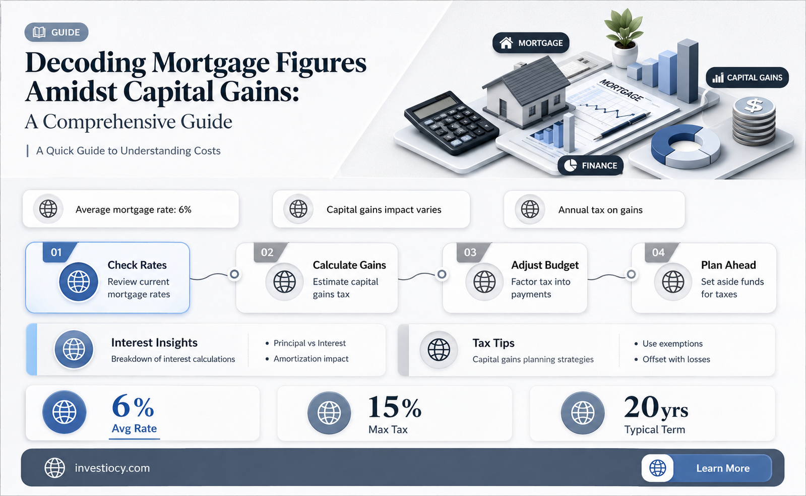 how does mortgage figure with capital gains