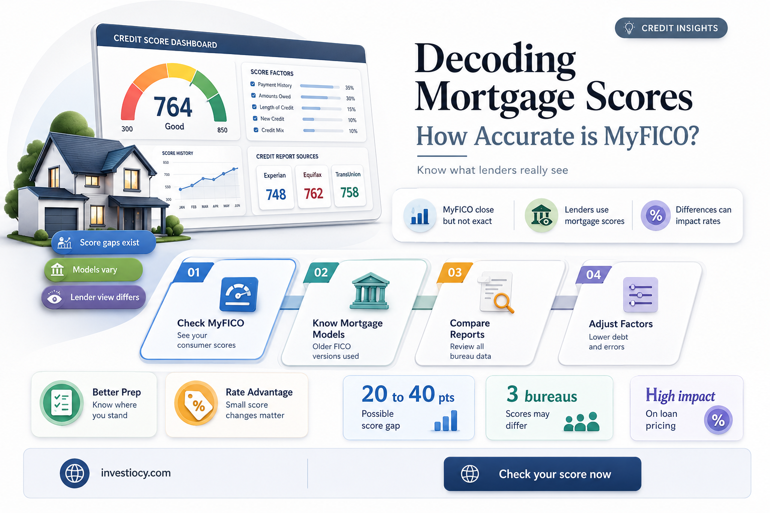 how accurate is myfico for mortgage
