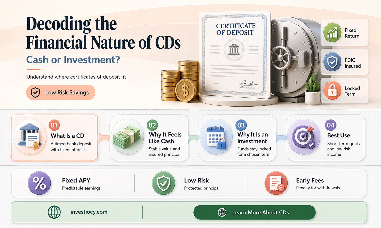 are cds cash or investments