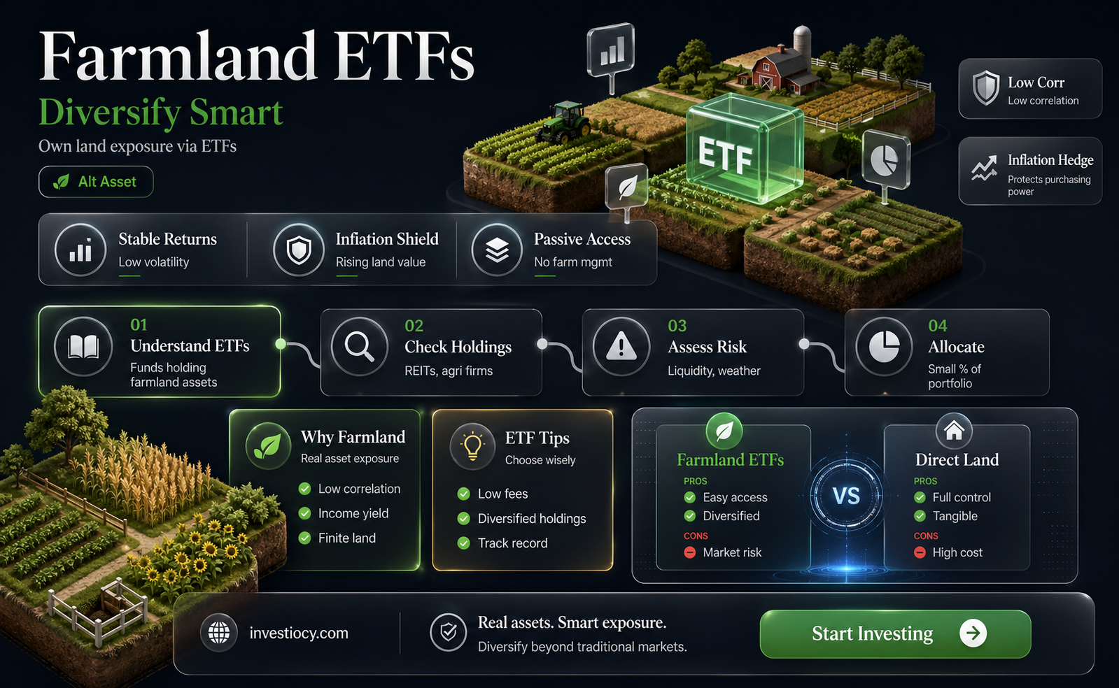 how to invest in farmland etf