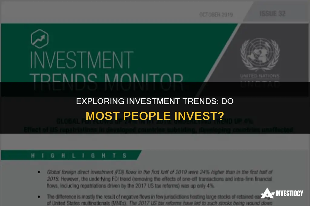 do most people invest