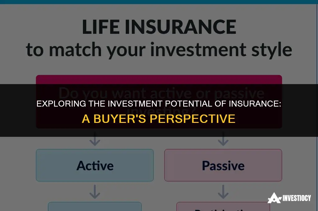 do people buy isnurance as investment