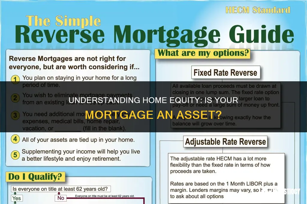 does a how with a mortgage count as an asset