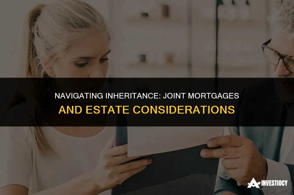 does a joint mortgage count as part of an estate
