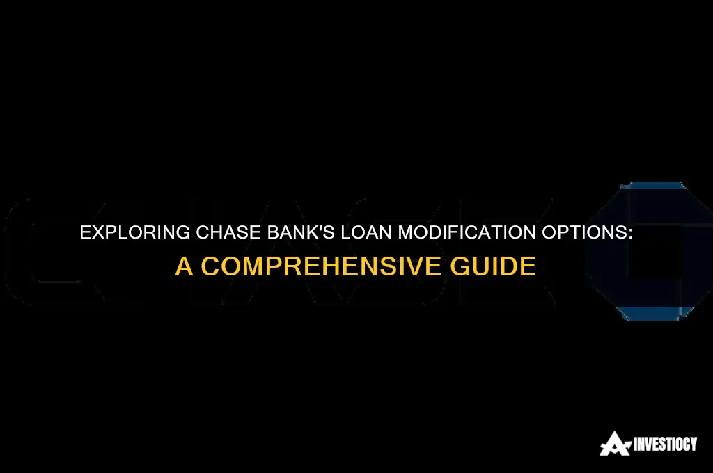 does chase ank have a loan modification program