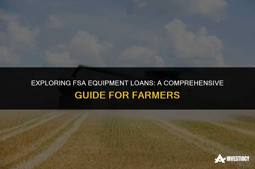 does fsa do equipemnt loans