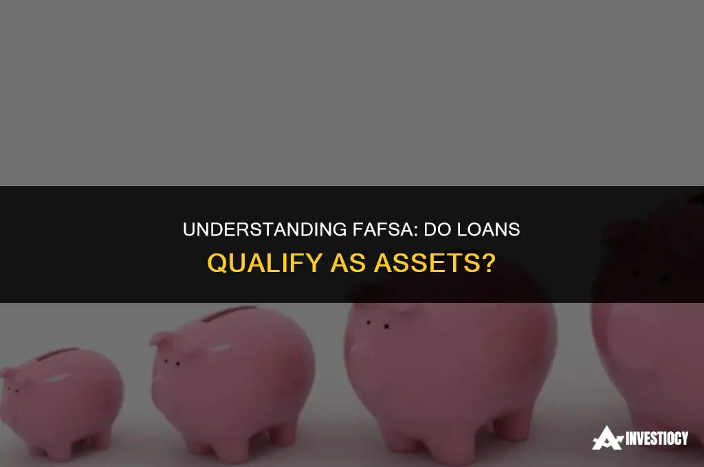 does loans count as assets for fafsa