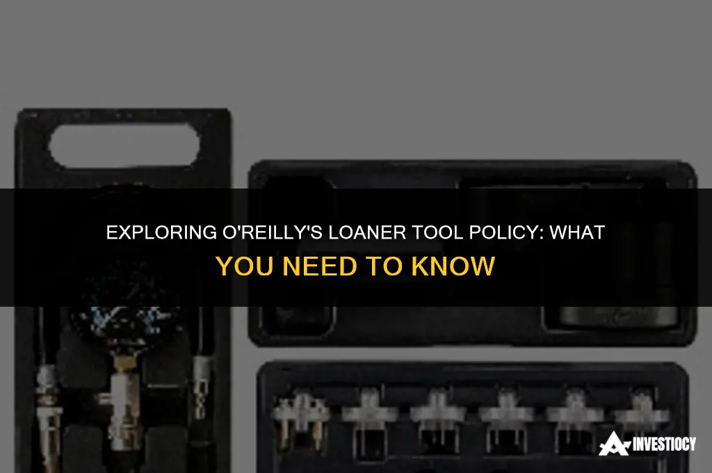 does oreillys do loaner tools