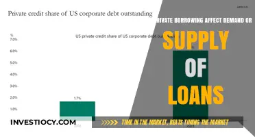 How Private Borrowing Impacts Loan Market Dynamics: Demand vs. Supply