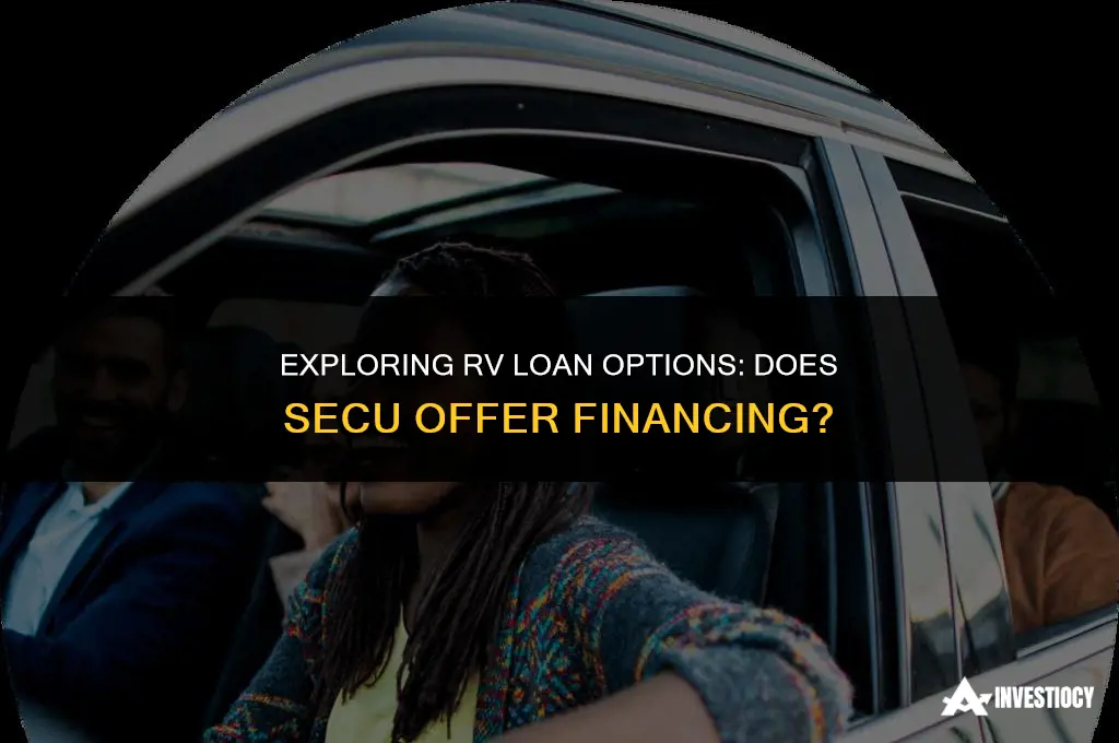 does secu loan on rvs
