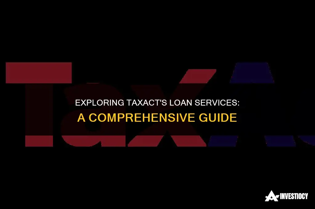 does taxact do loans
