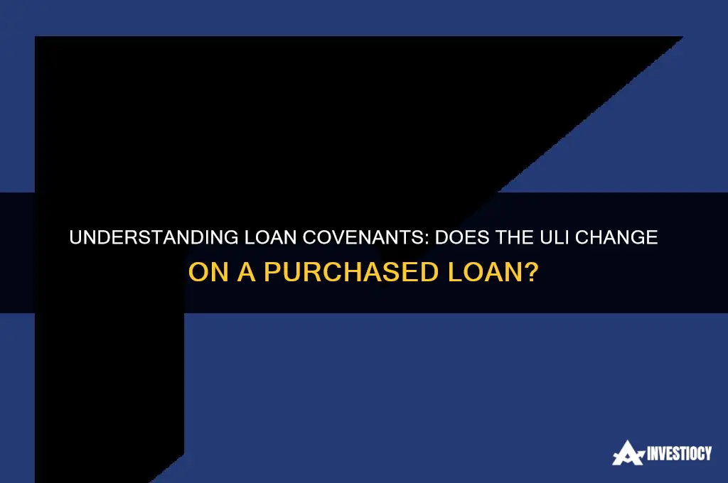 does the uli change on a purchased loan