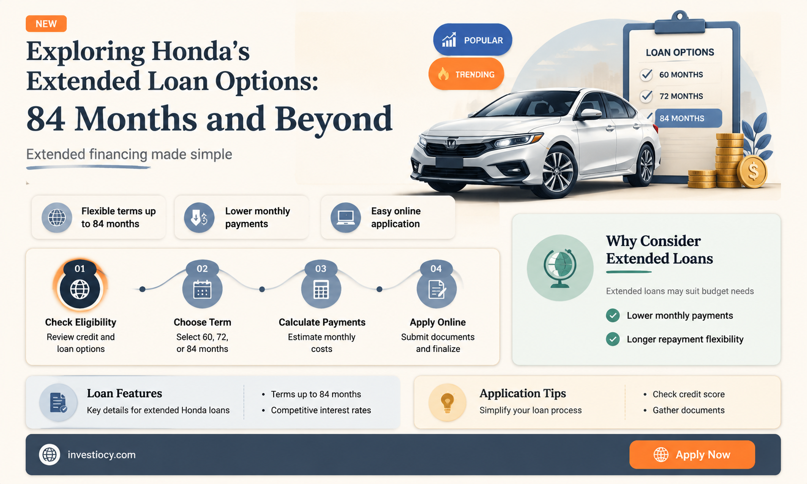 does honda do 84 months for loans