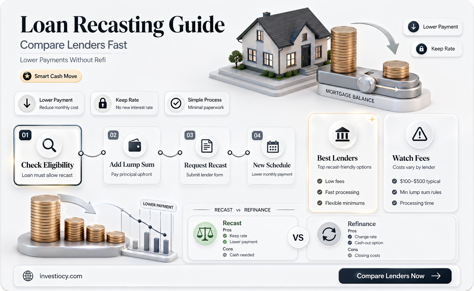 does every lender provide the option to recast the loan