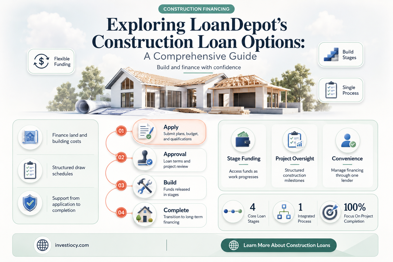 does loandepot do construction loans