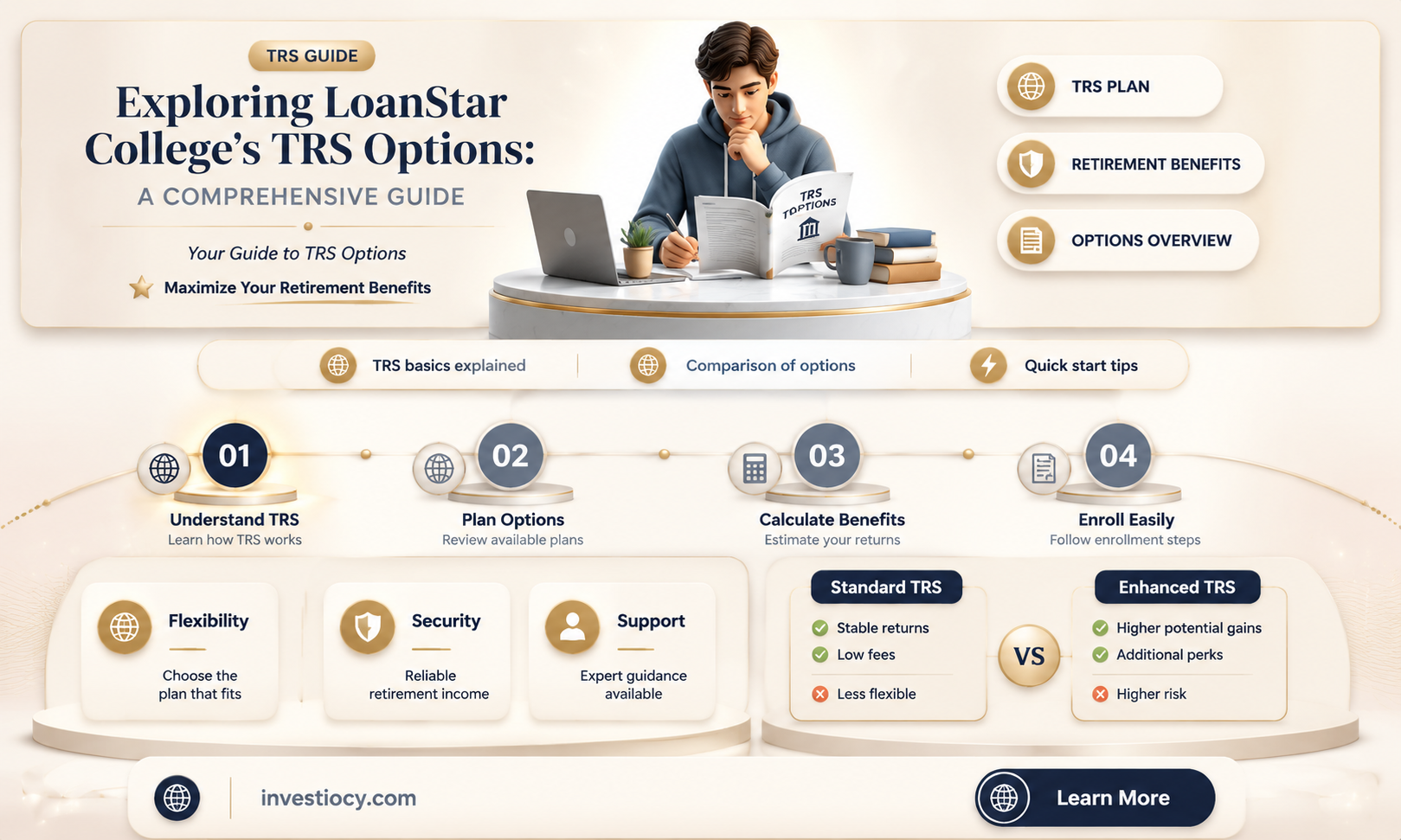 does loan star college do trs
