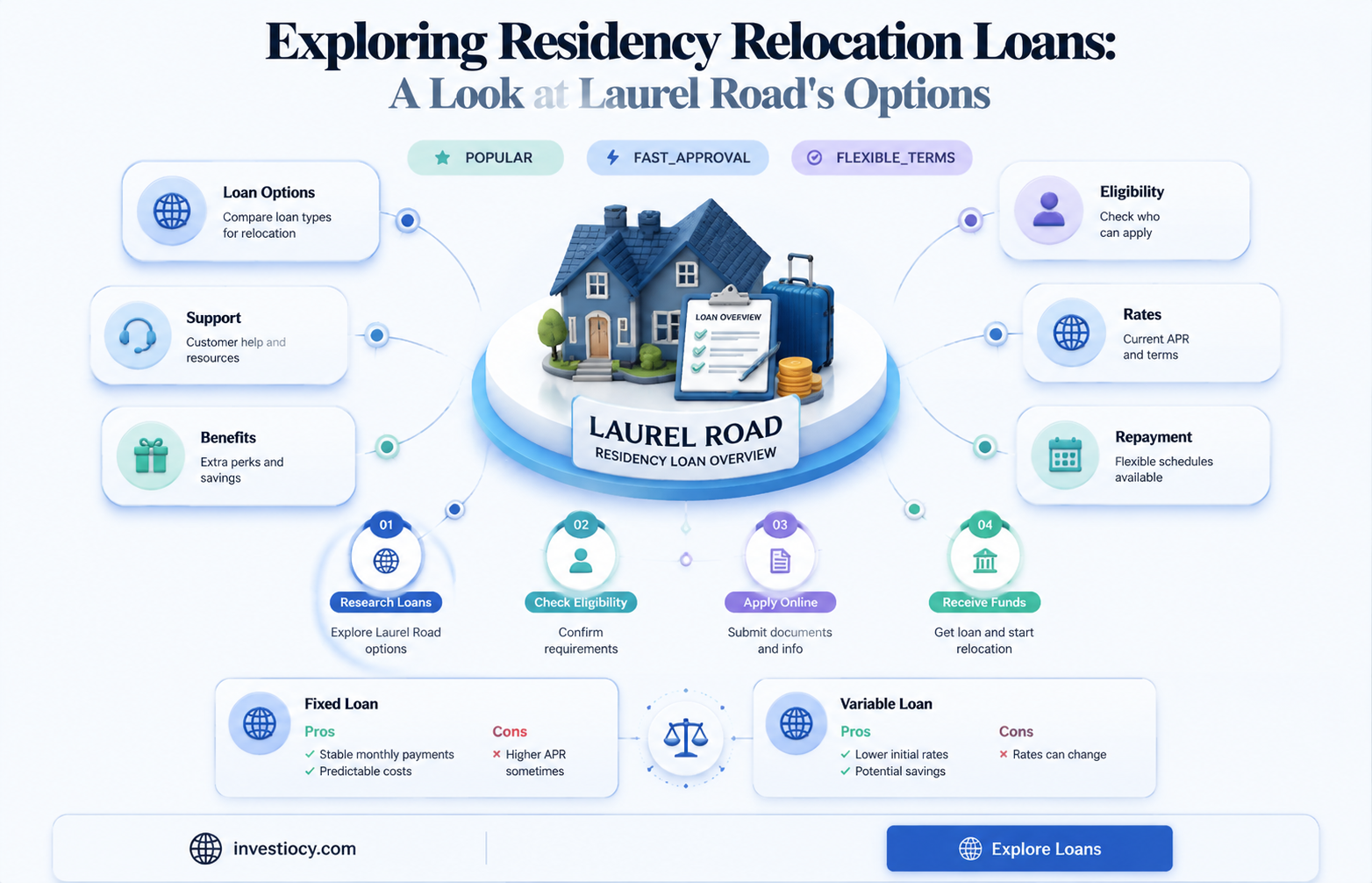 does laruel road accept residency relocation loans