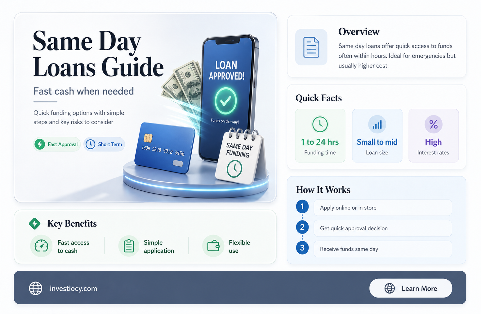 does one main financial do same day loans