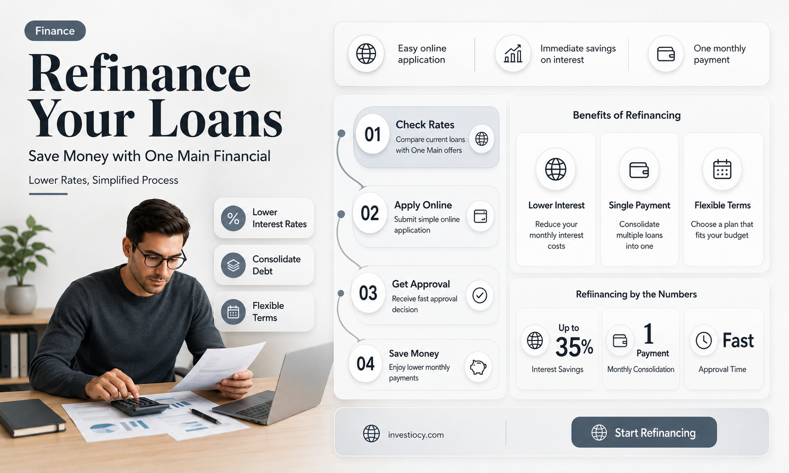 does one main financial refinance loans