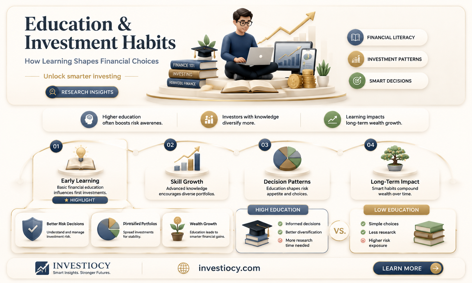 are more educated people more likely to invest