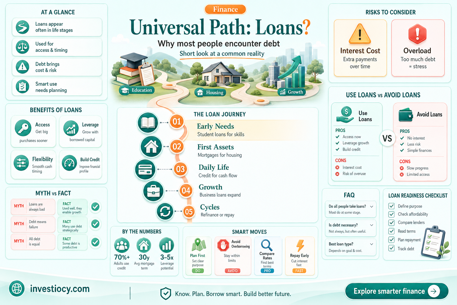 does everyone go one loan in the journey