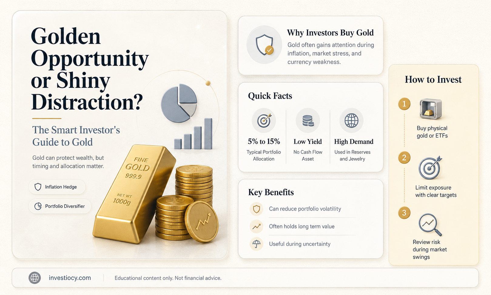 is it smart to invest in gold