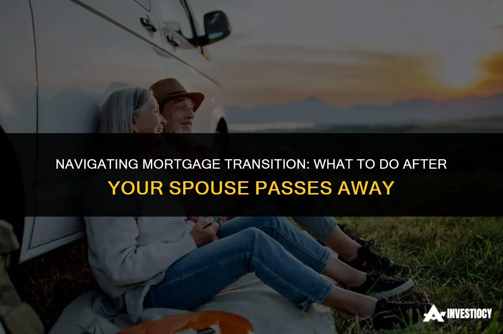 how advisor mortgage after spouse dies