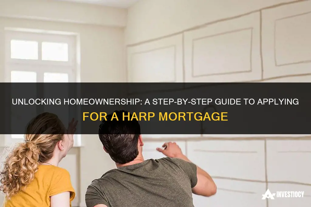 how do i apply for a harp mortgage