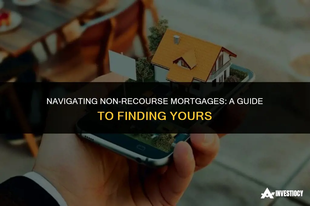 how do i find my mortgage non-recourse