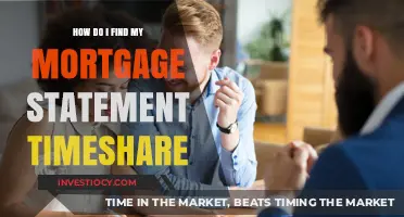 Where to Find Your Mortgage Statement for a Timeshare: A Guide
