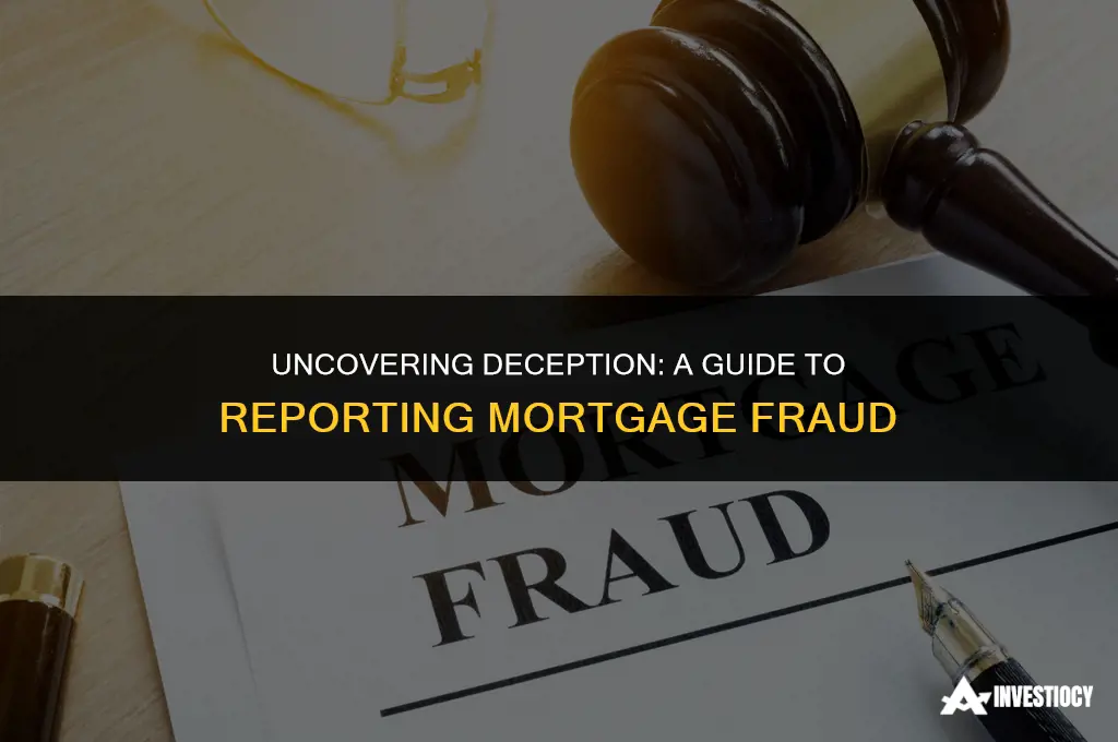 how do you report mortgage fraud