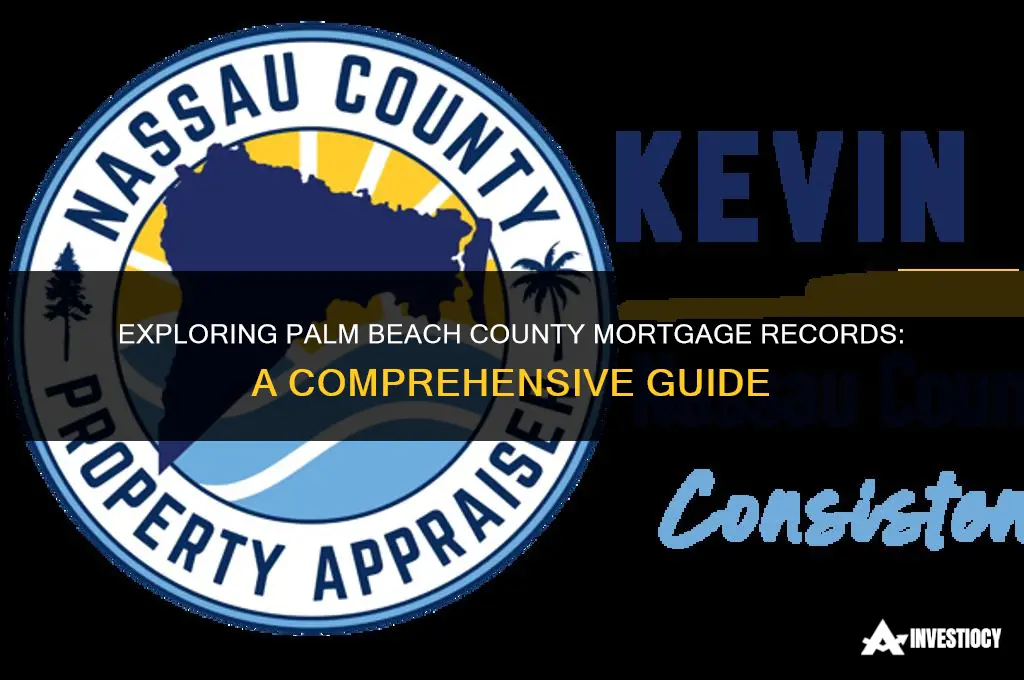 how do you reserach mortgages records plam beach county
