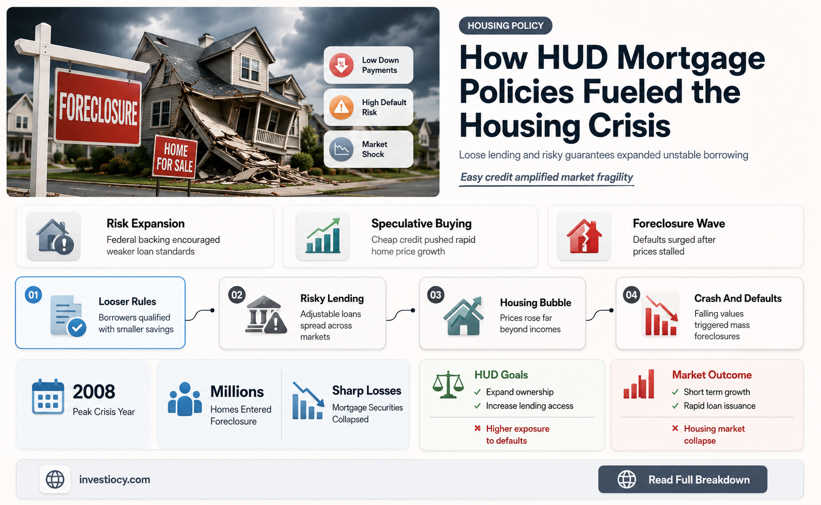 how hud mortgage policy fed the crisis