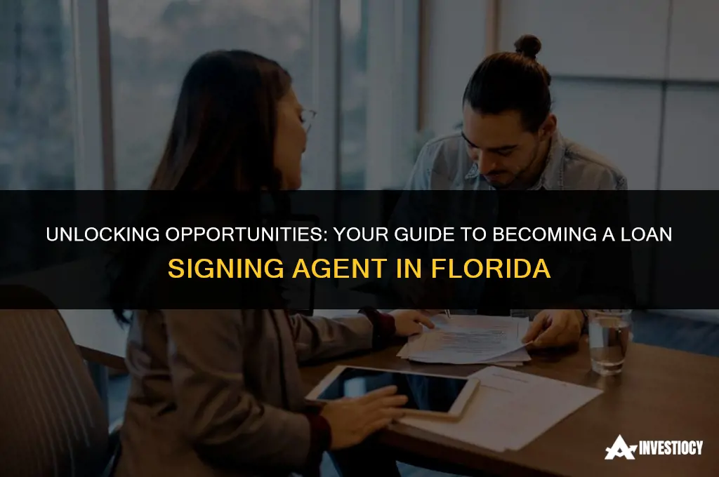 how to become a loan signing agent in florida