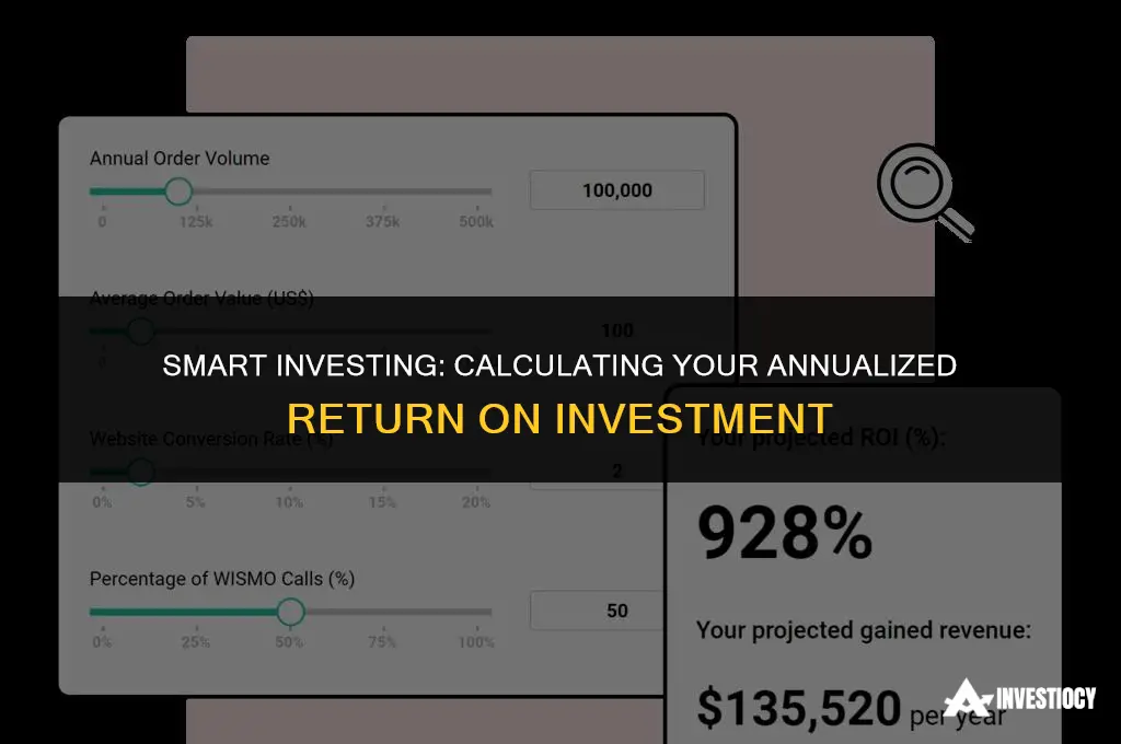 how to calculate annualized return on investment