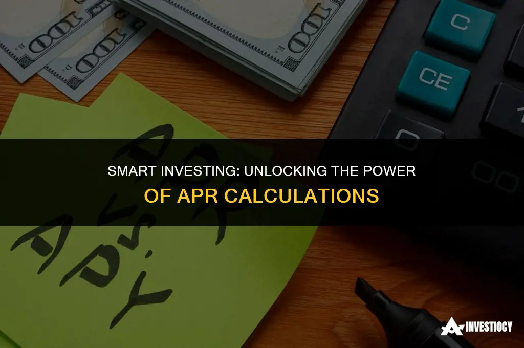 how to calculate apr on investment
