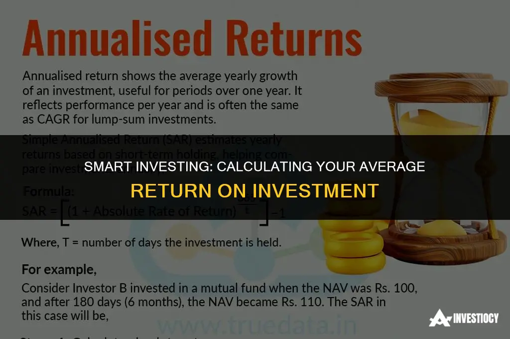 how to calculate average return on investment