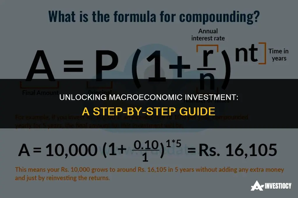 how to calculate investment in macroeconomics
