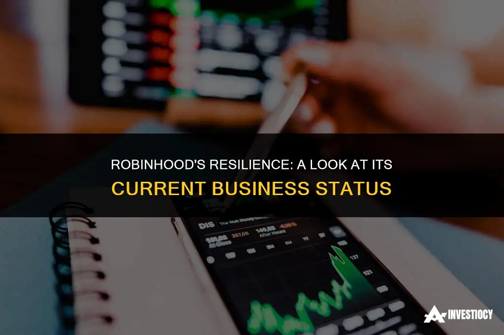 is robinhood still in business