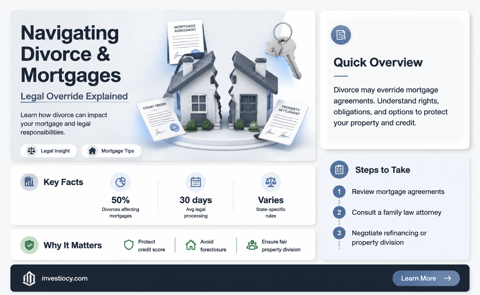 does a divorce decree override a mortgage