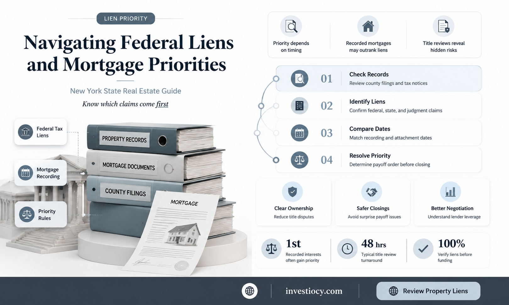 does a federal lein superpeed a mortgage in ny state