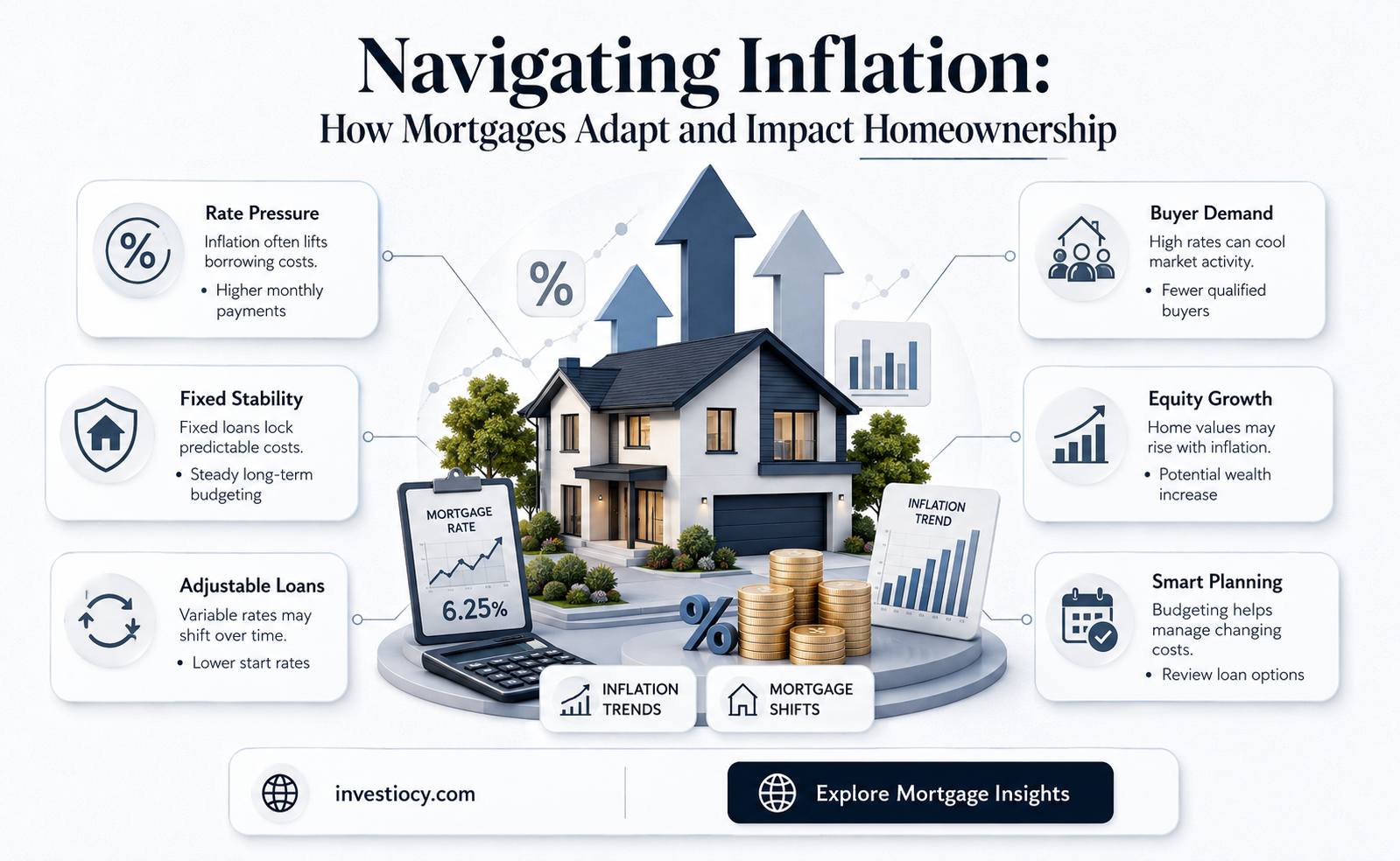 how do mortgages respon to inflation