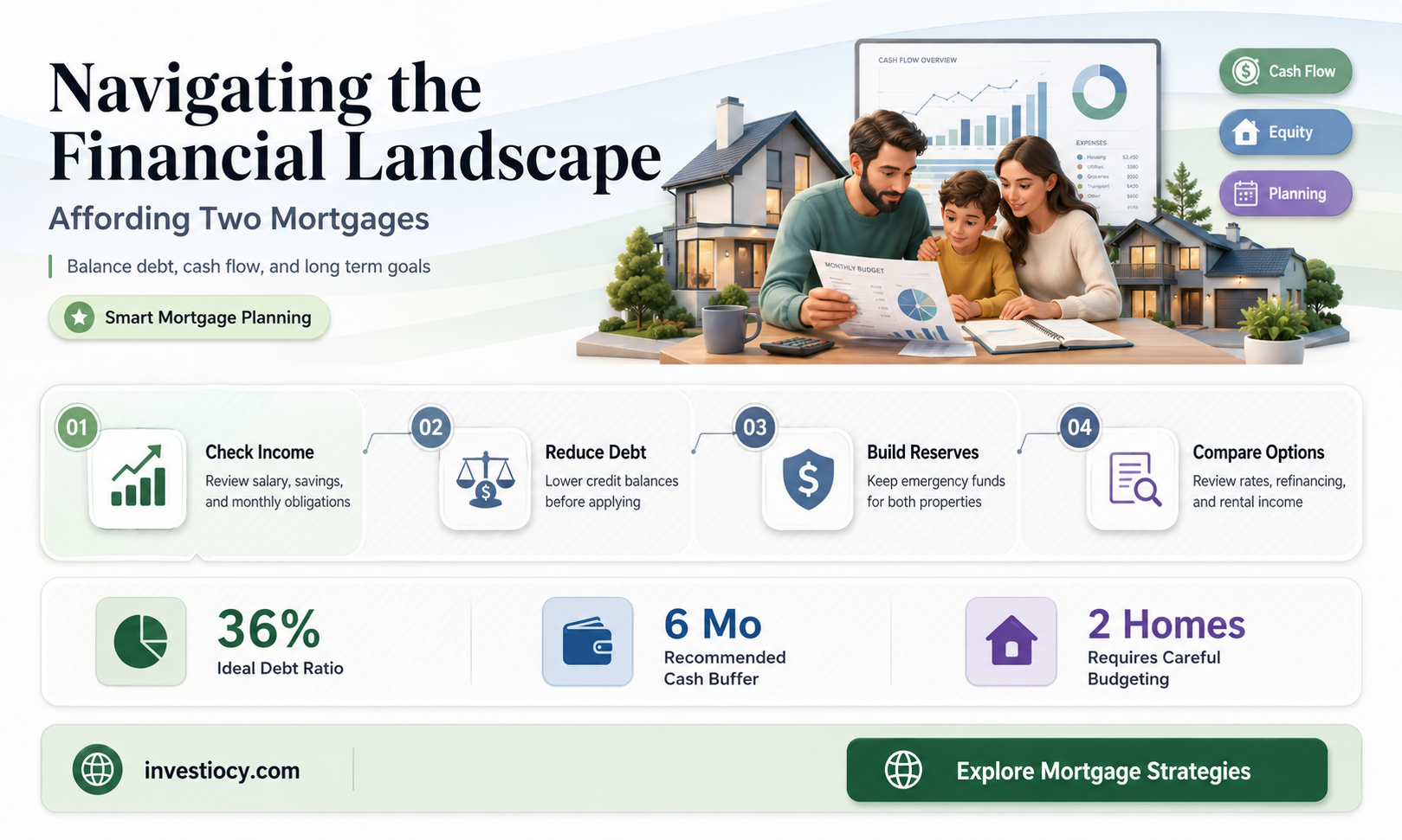 how do people afford two mortgages