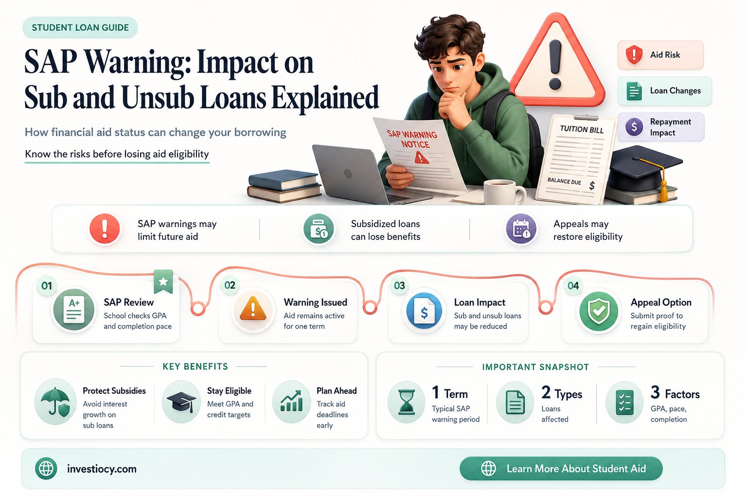 does sap warning affect sub and unsub loans