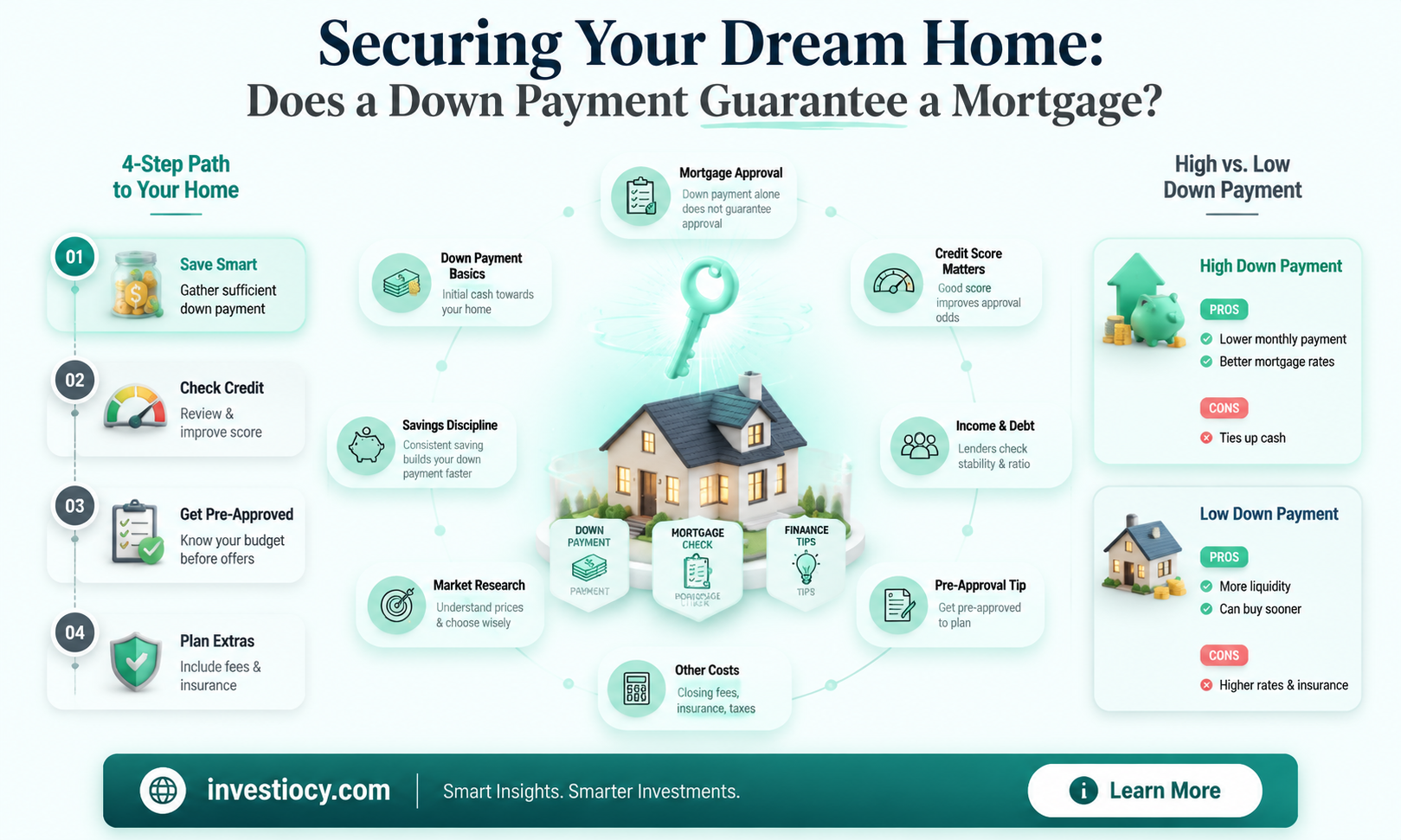 does a dip guarantee a mortgage