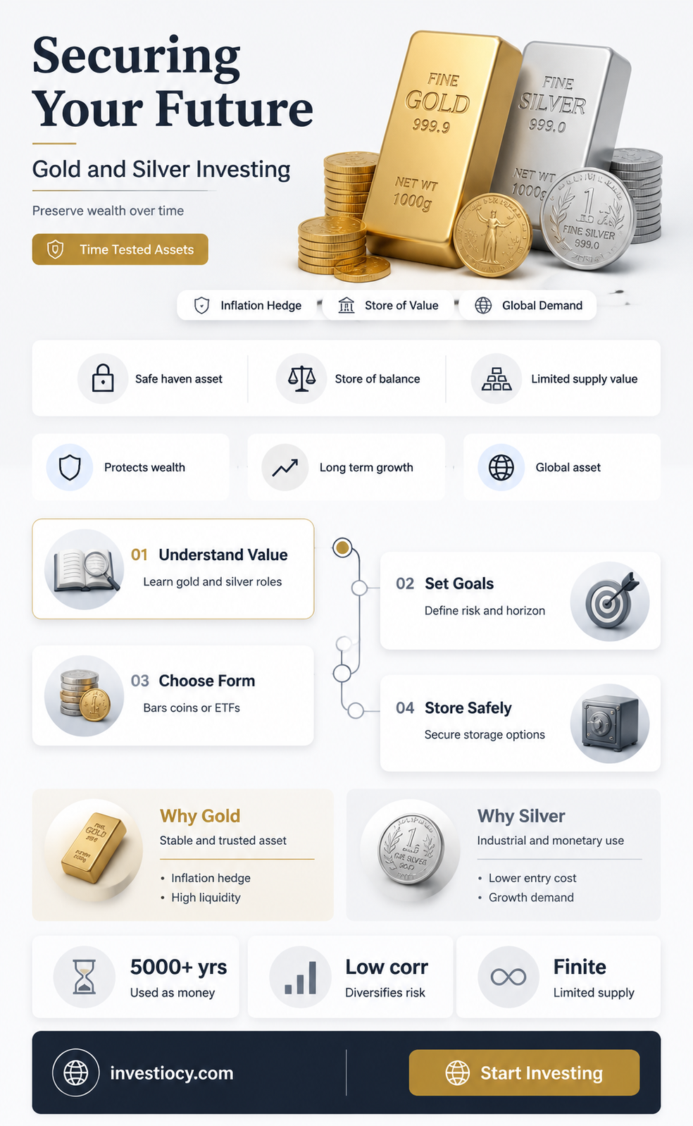 why buy gold and silver as investment